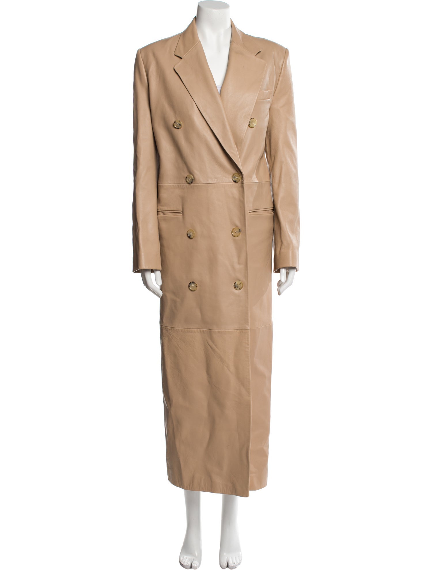 Magda Butrym Leather Coat